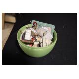 Egg container with Ganz and other ornaments