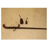 Cotton/tobacco scale with 2 weights