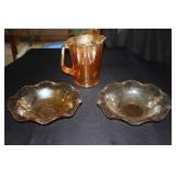 2 Jeanette Floragold Louisa bowls and water