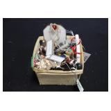 Basket of Ganz ornaments