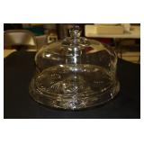 Cake plate with lid (base may be used as chip and