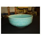 Zazen large turquoise bowl by Home (chip on