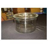Large glass jar/kitchen storage container with