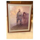 N. C. Wyeth print of Stonewall Jackson 19.25 X