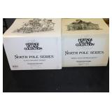 2 Dept 56 North Pole Series Houses North Pole