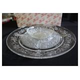 Princess House Fantasia #910 2pc party server in