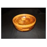 Wooden fruit/salad bowl