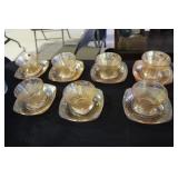 7 Jeanette Floragold Louisa coffee cups and 8