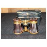 Lemaire Paris brown mother of pearl opera