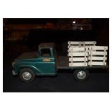 Tonka Toys pressed steel stake body farm truck