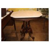Victorian marble top table