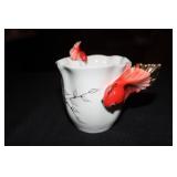 Goldfish collection teacup with spoon possibly