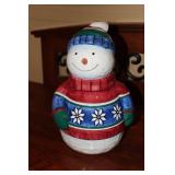 Snowman cookie jar