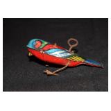 Tin litho wind up pecking bird toy patent Dec 27,