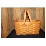 Longaberger medium market basket with protector