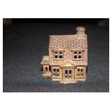 Cast iron colonial house still bank possibly A.