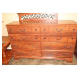 Ashley Furniture 8 drawer double dresser 59.75 X