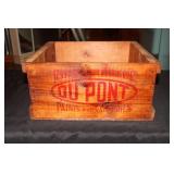 DuPont Paints and Varnishes gallon can crate 16.5