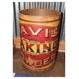 Davis Baking Powder drum by R B Davis Co (mom not
