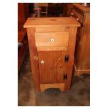 Pine country theme storage cabinet 18.25 X 10.75