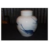 Chinese blue and white porcelain ginger jar