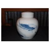Chinese blue and white porcelain ginger jar