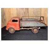 Structo Toyland Garage pressed steel wind up tow