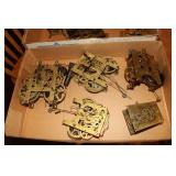 Box of clock movements - Waterbury, Sessions, E N