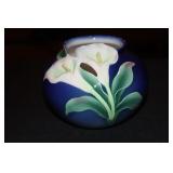 Franz Double Calla Lily porcelain flower vase