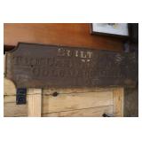 Iron Case Manfg. Co Columbus Ohio 1897 sign 46.5