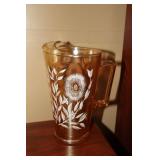 Jeannette Marigold Carnival glass Cosmos or Late