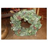 Christmas wreath 21 inch diameter and a pine