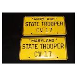 Pair of Maryland State Police State Trooper CV-17