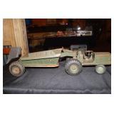 Model Toys pressed steel earth mover bottom dump