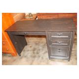 Computer desk with distressed finish 49 X 19.5 X