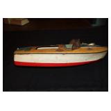 MSK Japan tin motorized toy boat