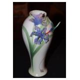 Franz porcelain long tailed hummingbird vase