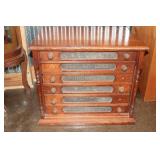 J & P Coats Best 6 Cord Spool Cotton cabinet 26 X