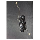 Plastic monkey mechanical pull toy