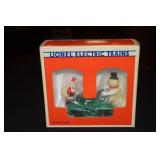 Lionel Corp Santa and Snowman handcar 6-18422