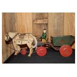 Rich Toys Morrison IL horse drawn dumping cart 20