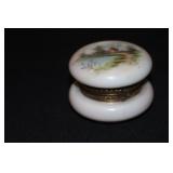 Wave Crest porcelain lidded dresser or trinket