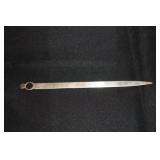 J E Caldwell Sterling silver meat skewer engraved