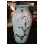 Franz Porcelain Island Beauty Hibiscus vase