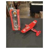 Texaco collectible airplane and Wayne