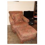 Ashley Furniture paisley pattern oversized chair