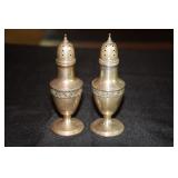 Sterling salt & pepper shakers Royal Rose pattern