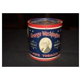 George Washington tobacco tin R.J. Reynolds