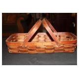 Gathering basket with two handles