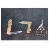 2 Folding knives - Valor 44 magnum and a Parker